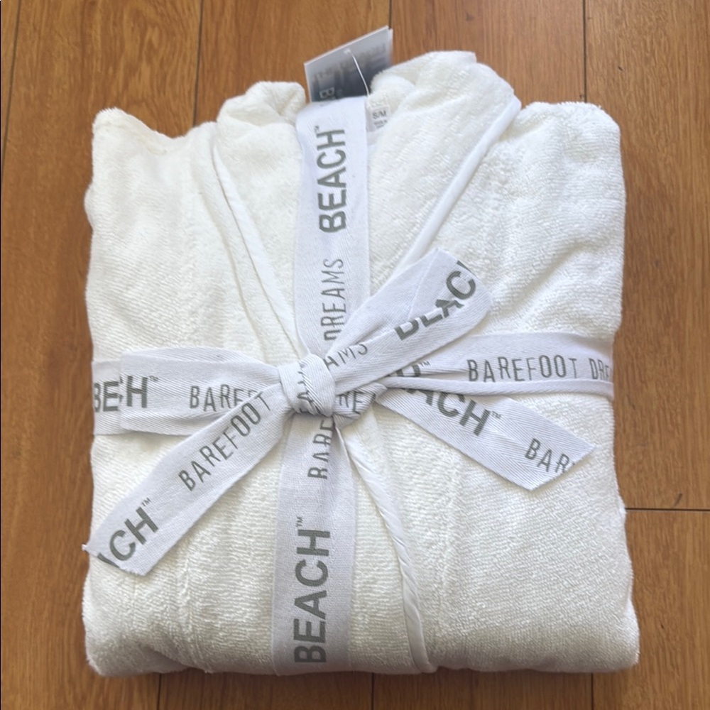 Barefoot Dreams White Towel Robe